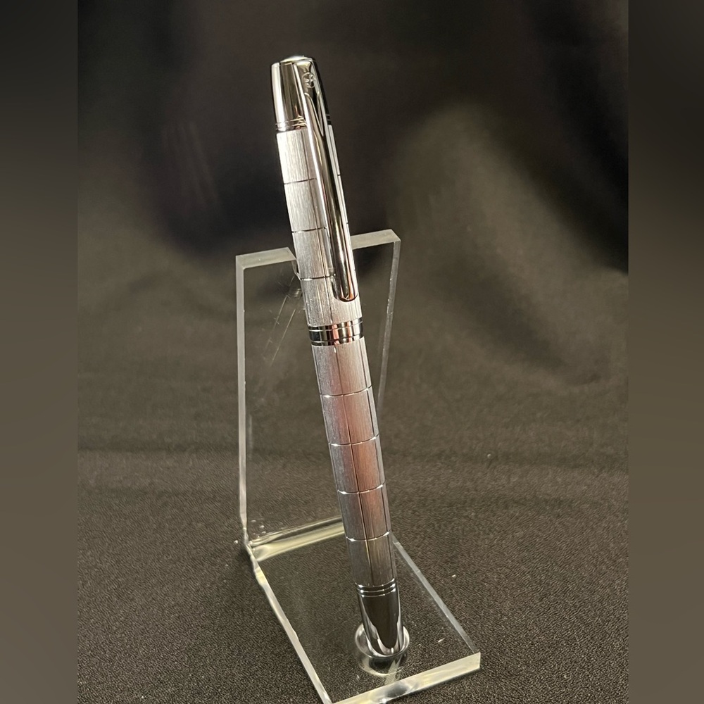 Foray Brushed Metal Rollerball Pen – Discontinued / Minimalist Design